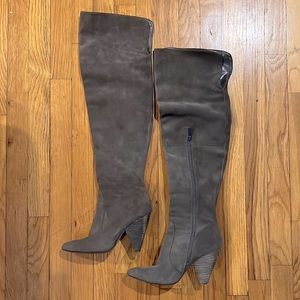 Vince camuto knee high suede boots
